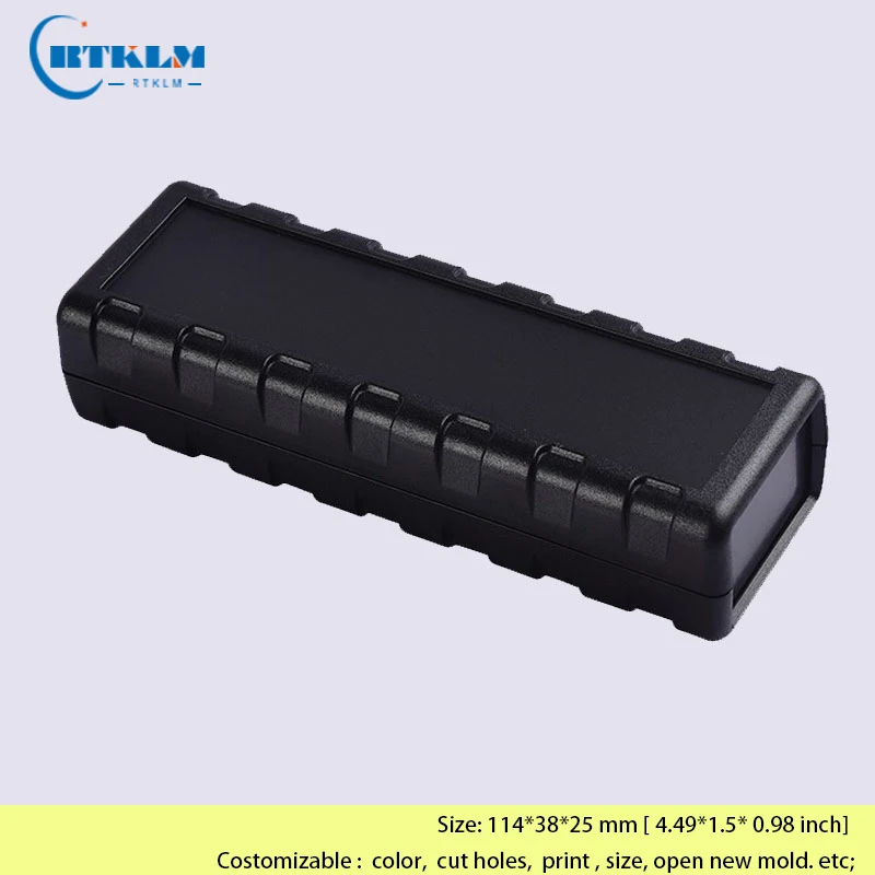 Desktop junction box ABS plastic enclosures DIY speaker electric box Instrument electrical box 114*38*25 mm