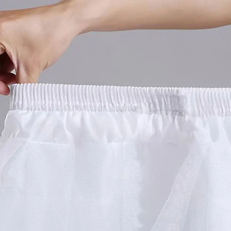 2022 Baru Pakaian Pembantu Cosplay Lolita Rok Pendek Tanpa Simpai Rok Gadis Balet Mesh Benang Rok Rok