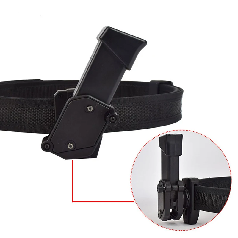 Cinturón táctico IPSC con bolsas de velocidad y funda magnética - imagen 5