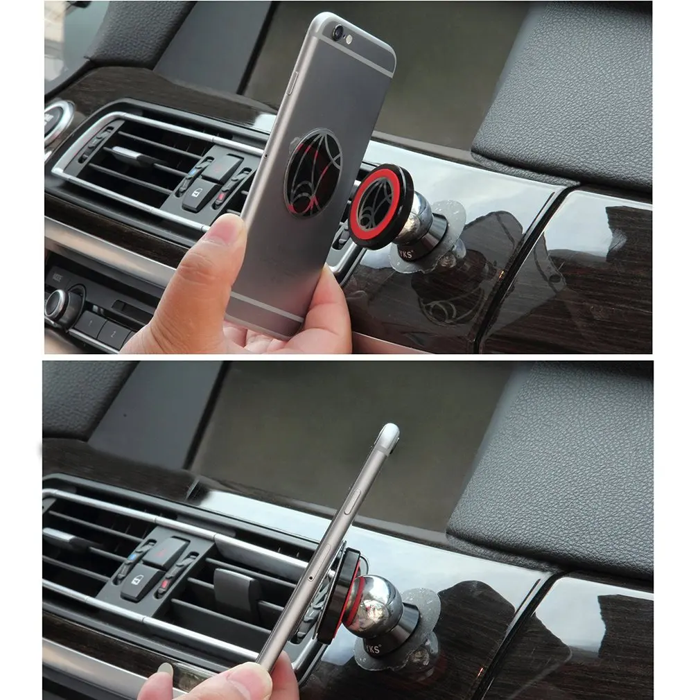 Car Phone Holder Magnetic Stand Aluminum Alloy for Smartphones and Tablets Universal bracket windshield holder for GPS durable