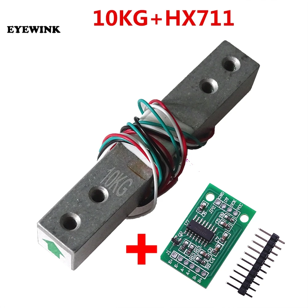 Load Cell 1KG 10KG 20KG HX711 AD Module Weight Sensor Electronic Scale Aluminum Alloy Weighing Pressure Sensor