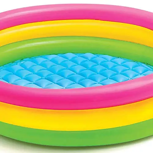 Intex – piscine gonflable colorée pour enfants 3 +, dimension 45x10 pouces