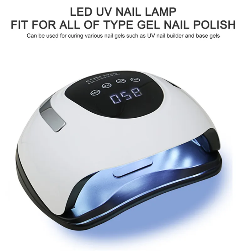 UV LED Nail Lamp Nail Dryer 57 LEDs Lamp Quick Drying Nail Gel Polish Manicure Pedicure Professional Nail Salon Lamp Dryer