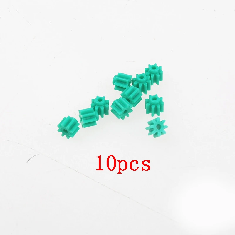 10pcs Gear Plastic Gear Transmission Motor Pinion 15205 for Tamiya Mini 4WD Car Model