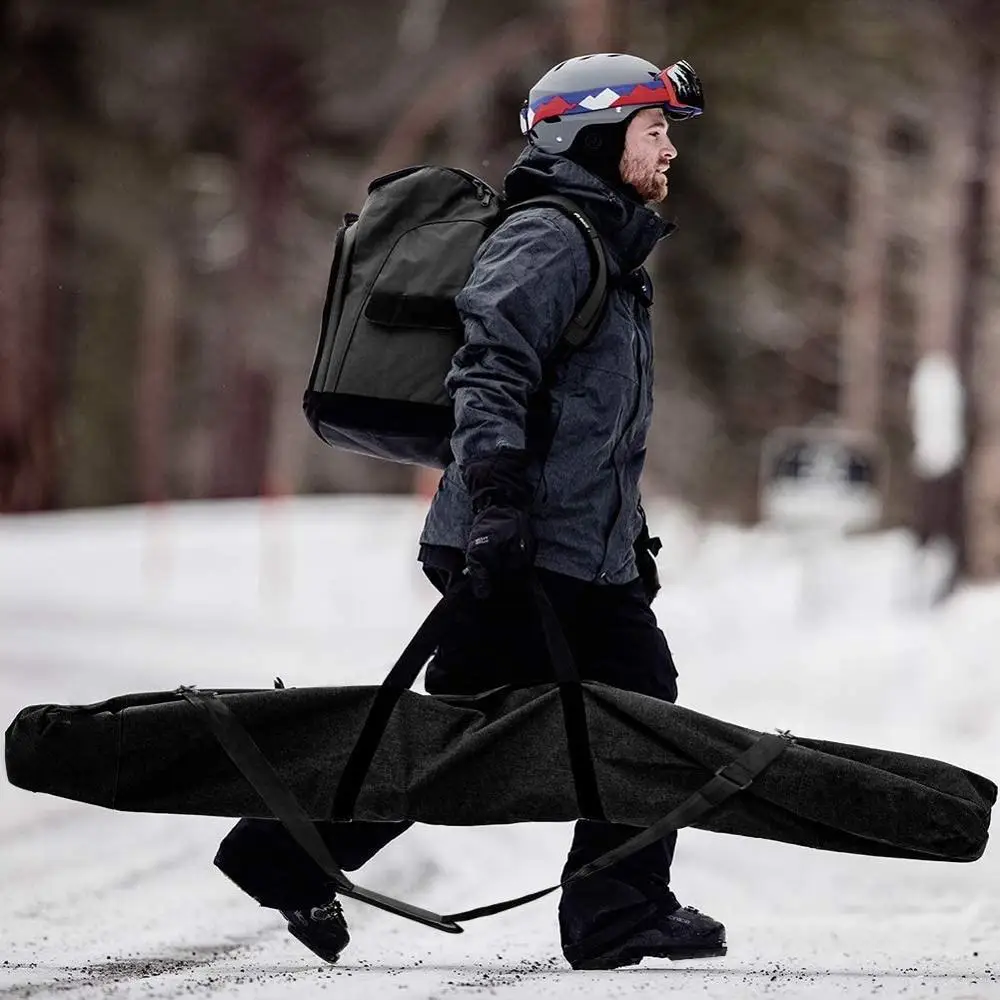 Bolsa de Snowboard y bolsa de esquí 200 Cm de longitud de Snowboard se puede ajustar 600D Material impermeable y resistente al desgaste