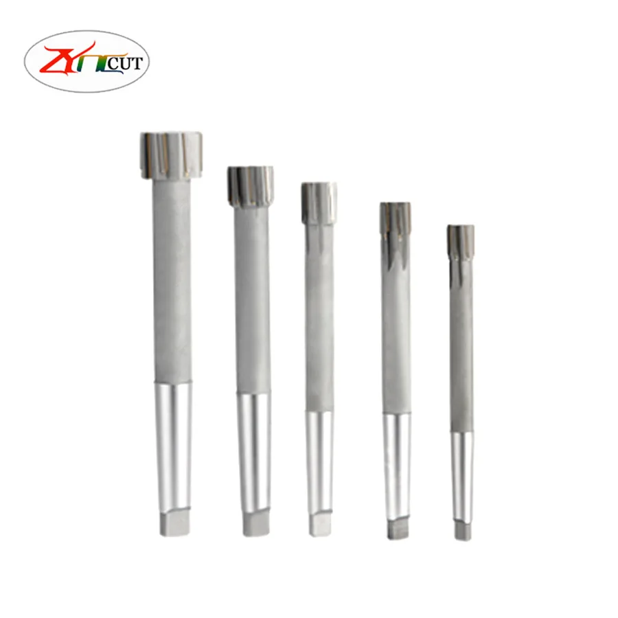 Morse MT2 MT3 MT4 10-50mm H8 High speed steel Carbide inlaid machine reamer with taper shank inlaid with tungsten steel reamer