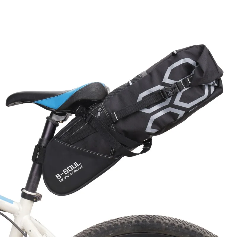 

Waterproof Bicycle Luggage Bag Bike Saddle Tail Seat Storage Bags Cycling Rear Packing Panniers 12L Large Capacity Bicycle Bags