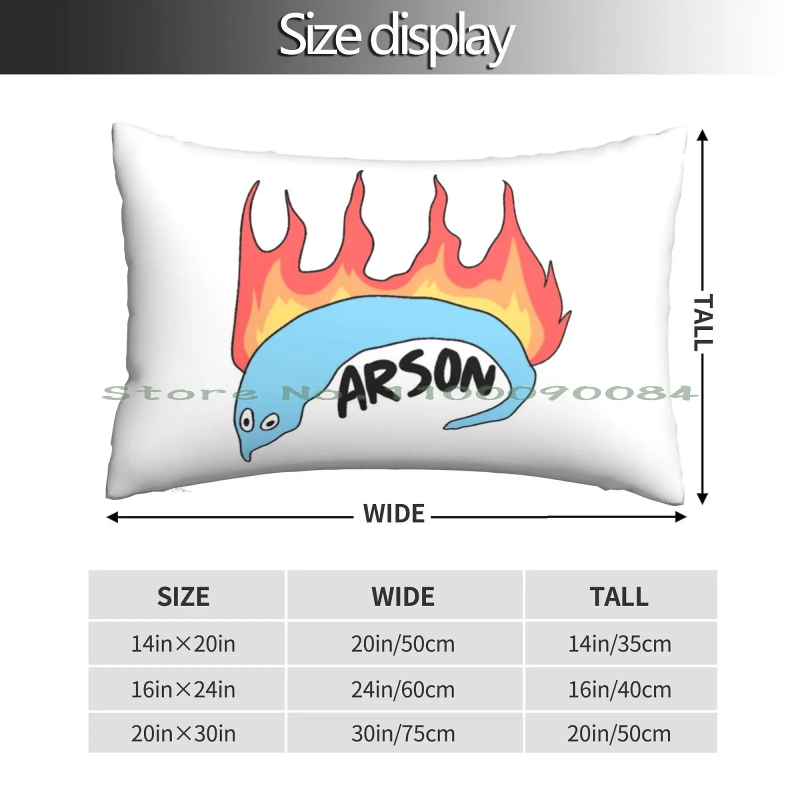 Arson Worm On A String Pillow Case 20x30 50*75 Sofa Bedroom Little Khabib Funny Cute Khabib Mini Khabib Fighter Uncrowned King