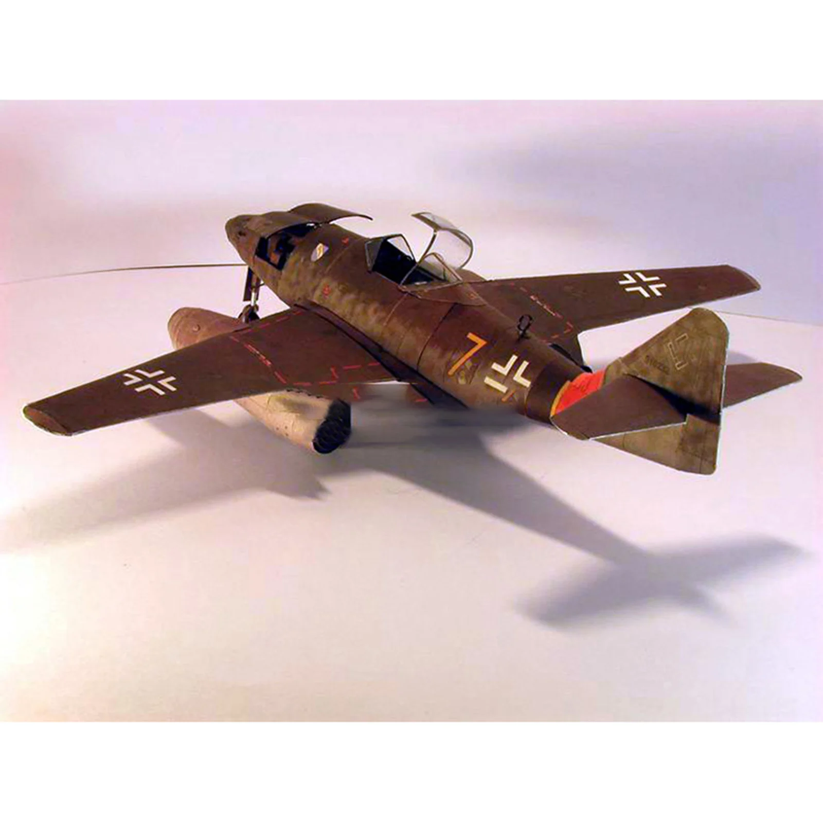 1:33 German ME-262 Fighting Airplane DIY Handmade Paper Model Kit GPM