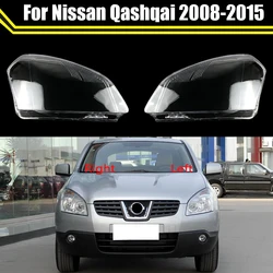 Car Front Headlamp Glass Lamp Transparent Lampshade Shell Headlight Cover For Nissan Qashqai 2008~2015 Auto Light Housing Case