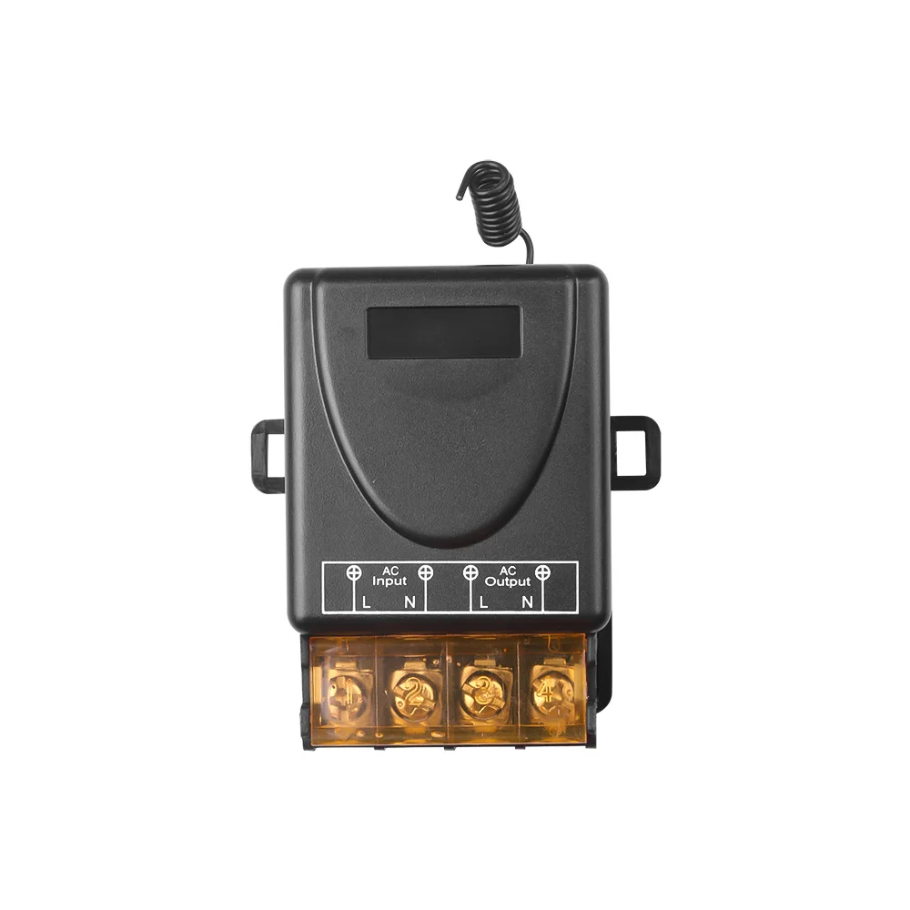 Kebidu 110V 240V 30A Tiếp RF Không Dây Thông Minh Điều Khiển Từ Xa Phát + Đầu Thu 433 Mhz Điều Khiển Từ Xa