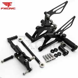 Adjustable Aluminum Motorcycle Rearset For TRIUMPH DAYTONA 675 2006-2012 Footrest  Footpeg Rear Set Footrest Foot Peg New