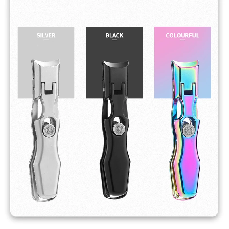 Nail Clippers Wide Jaw Stainless Steel Opening Manicure Fingernail Cutter Thick Hard Ingrown Toenail Scissors tools