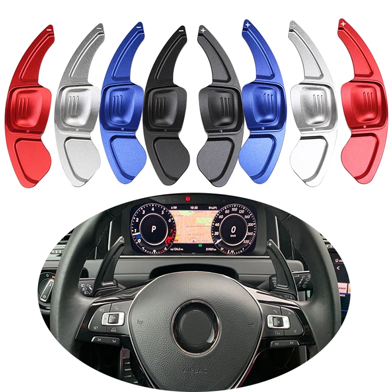 For Volkswagen Tiguan MK2 Variant VW Golf7 Alltrack T-Cross Amarok Passat Car Steering Wheel DSG Shift Paddles Shifter Extension