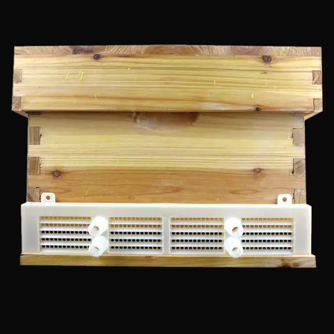 플라스틱 꽃가루 트랩, 5 줄, 양봉 플라스틱 꽃가루 트랩, 41CM 길이, 벌집 입구, 양봉 꽃가루 트랩, X10