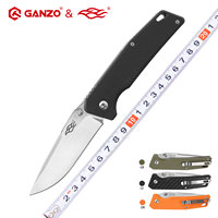 Ganzo Firebird FB7601 58-60HRC 440C G10 or Carbon Fiber Handle with Ball Bearings Mechanism Pocket Folding Knife EDC Tool