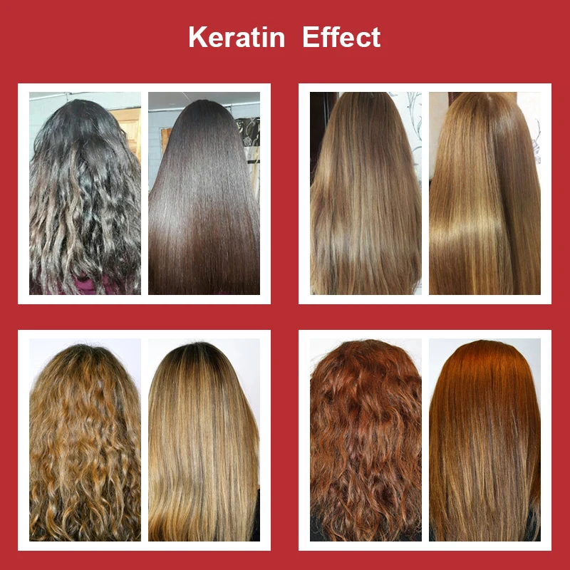 PURC Brazilian Keratin Hair Treatment Formalin Smoothing Straightening Softening Nourishing Hair Care PURE 1000ml