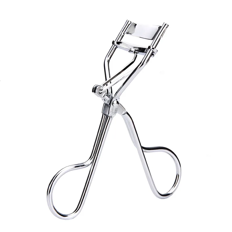 1PC Silver White Curl Eyelash Curler Stainless Steel Eyelash Cosmetic Makeup Eyelash Curler Curling Eyelashes Tool