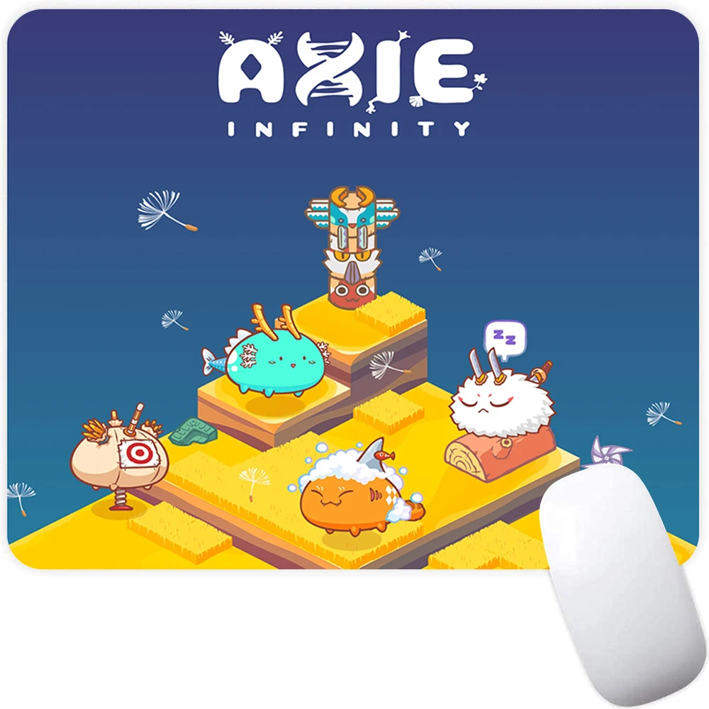

Small Gaming Mouse Pad Computer Mousepad PC Gamer Mouse Mat Laptop Mausepad Axie Infinity Mouse Carpet Keyboard Mat Desk Pad