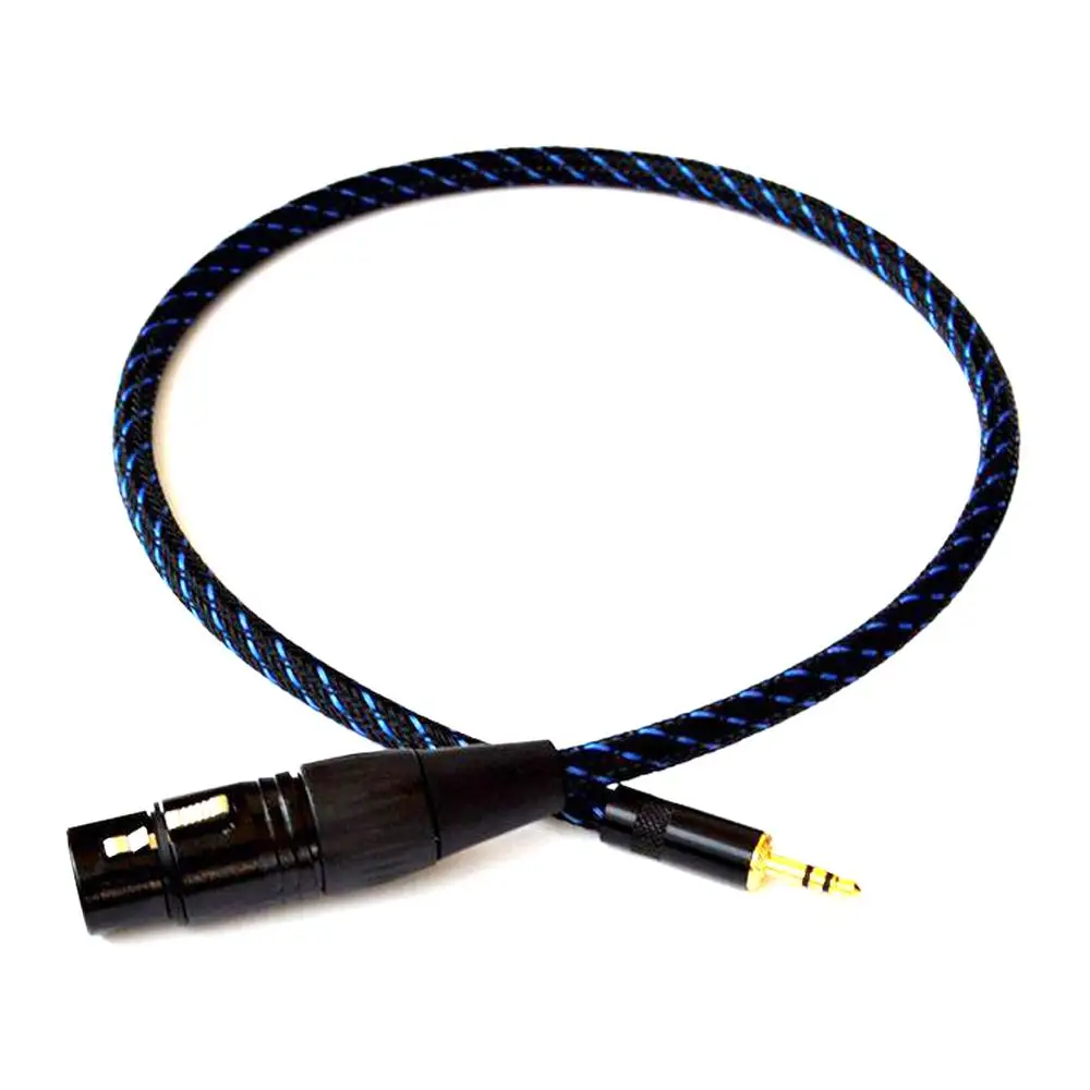 Thouliess 3.5mm Male to 3 pin XLR Female/Male Audio Adapter Cable 5N OFC copper HIFI XLR Audio Cable