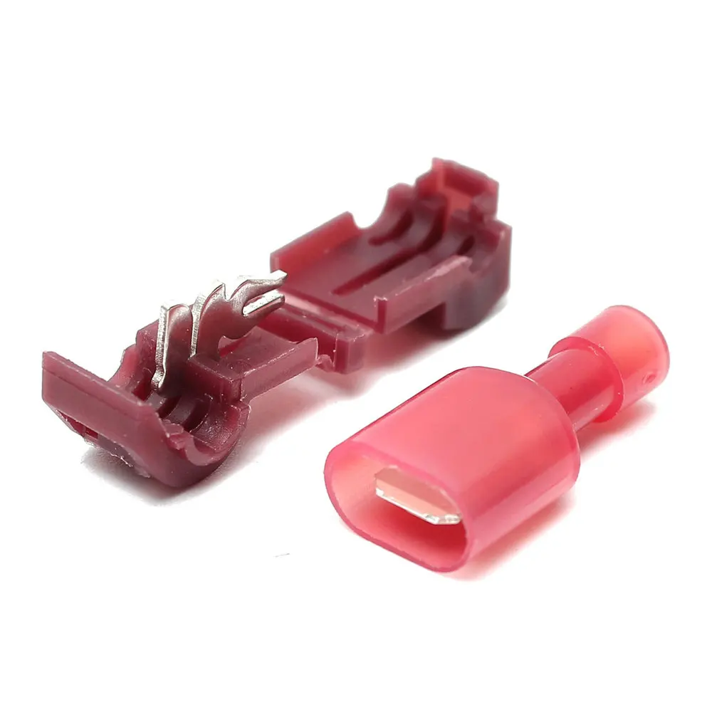 Quick Splice Electrical Connectors T Tap Wire Cable Snap Terminals Crimp Scotch Lock Car Audio Waterproof Kit Tool Set