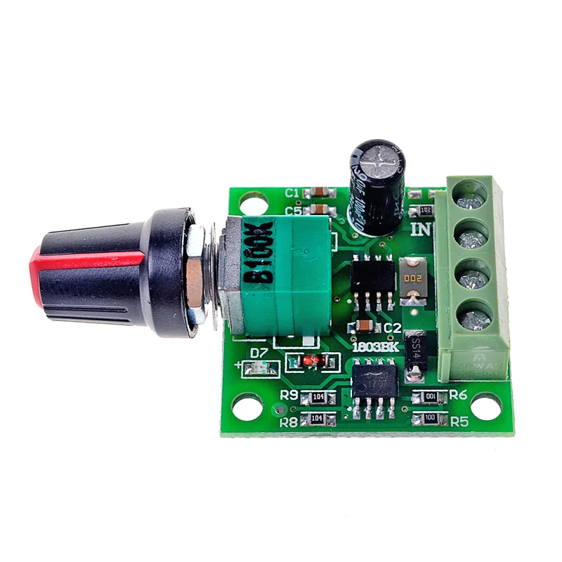 30W 2A DC 1.8V -15V PWM Motor Speed Controller Regulator Low Voltage Fan Speed Control Switch PWM Adjustable Drive 5V 12V