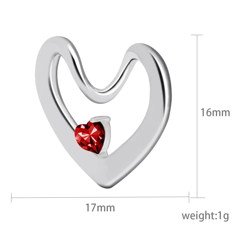 10pcs DIY hollow heart Charm copper fittings Love pendant 15.5*17MM  Mother's day creative gift love accessories