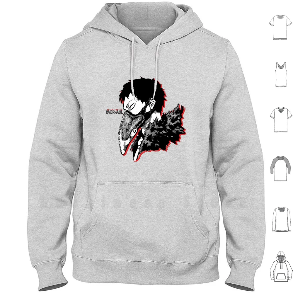 Overhaul Chisaki Mha Hoodies Mha Bnha Anime Japan Japanese Cartoon Animation Villain Overhaul