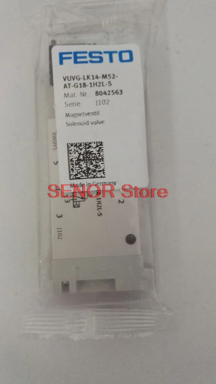 Brand new original solenoid valve VUVG-LK14-M52-AT-G18-1H2L-S{8042563}DC24V