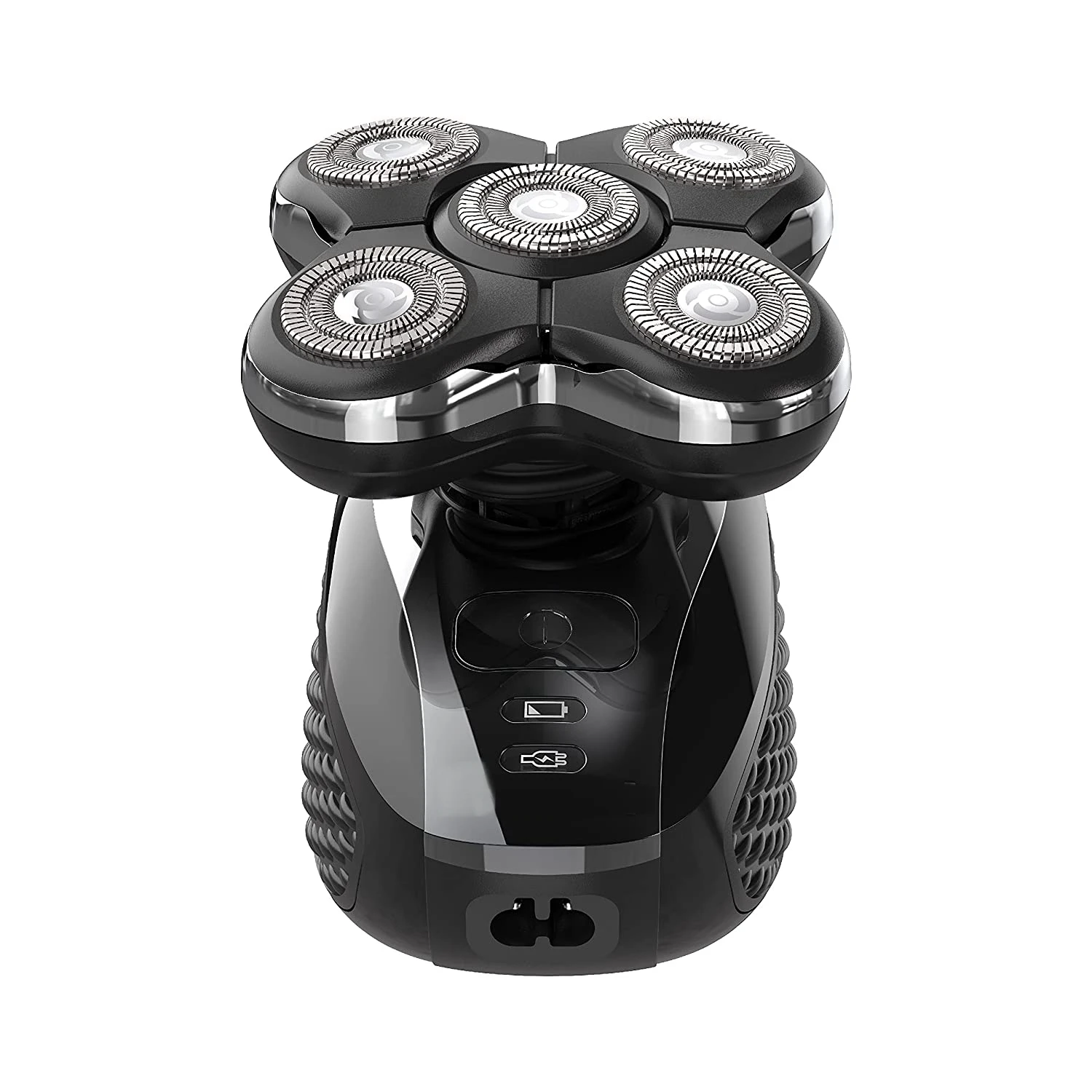 ماكينة حلاقة كهربائية احترافية للرجال، ماكينة حلاقة كهربائية برأس جاف رطب، ماكينة حلاقة أصلع قابلة لإعادة الشحن، مجموعة أدوات العناية الشخصية