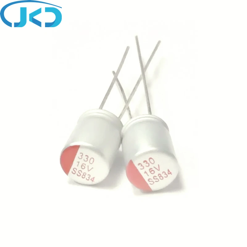 

100pcs 330uF 16V FP 6x8mm Top Grade 16V330uF Solid Polymer Capacitors 16V 330UF