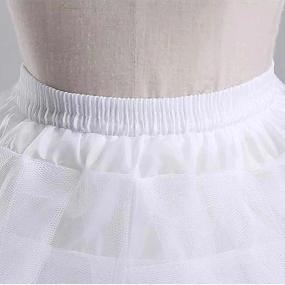 Top Quality White Black Ballet pettiscoat Tulle Ruffle Short Bridal Lolita Skirt Underskirt Jupon Robe accessori indefined