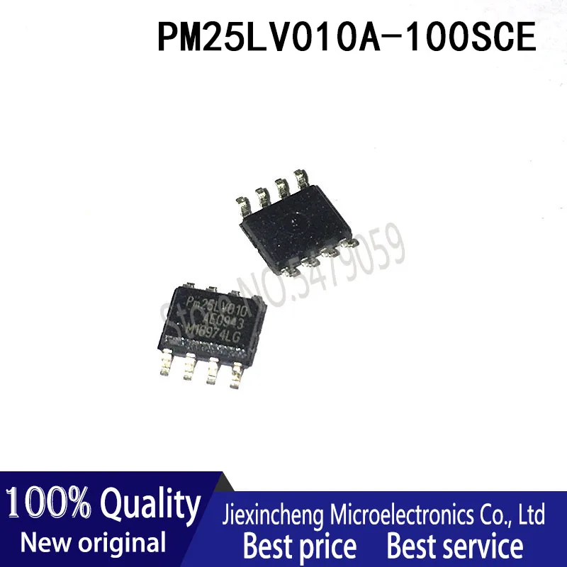10Pcs PM25LV010A-100SCE PM25LV010 SOP8 Nieuwe Originele