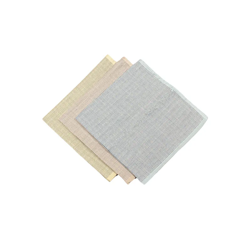 6PCs Cotton Handkerchief Grid Checker For Gentlmen