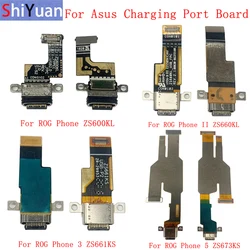 Carte connecteur de charge USB, câble flexible pour Asus ROG Phone ZS600KL ROG Phone II ZS660KL ROG Phone 3 ZS661KS ROG Phone 5 ZS673KS