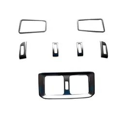 Garnish Interior Air Vent Trim Cover Trim for Toyota Rav4 Rav 4 Xa50 2019 2020 Car Accessories Parts Stainless Steel Trim