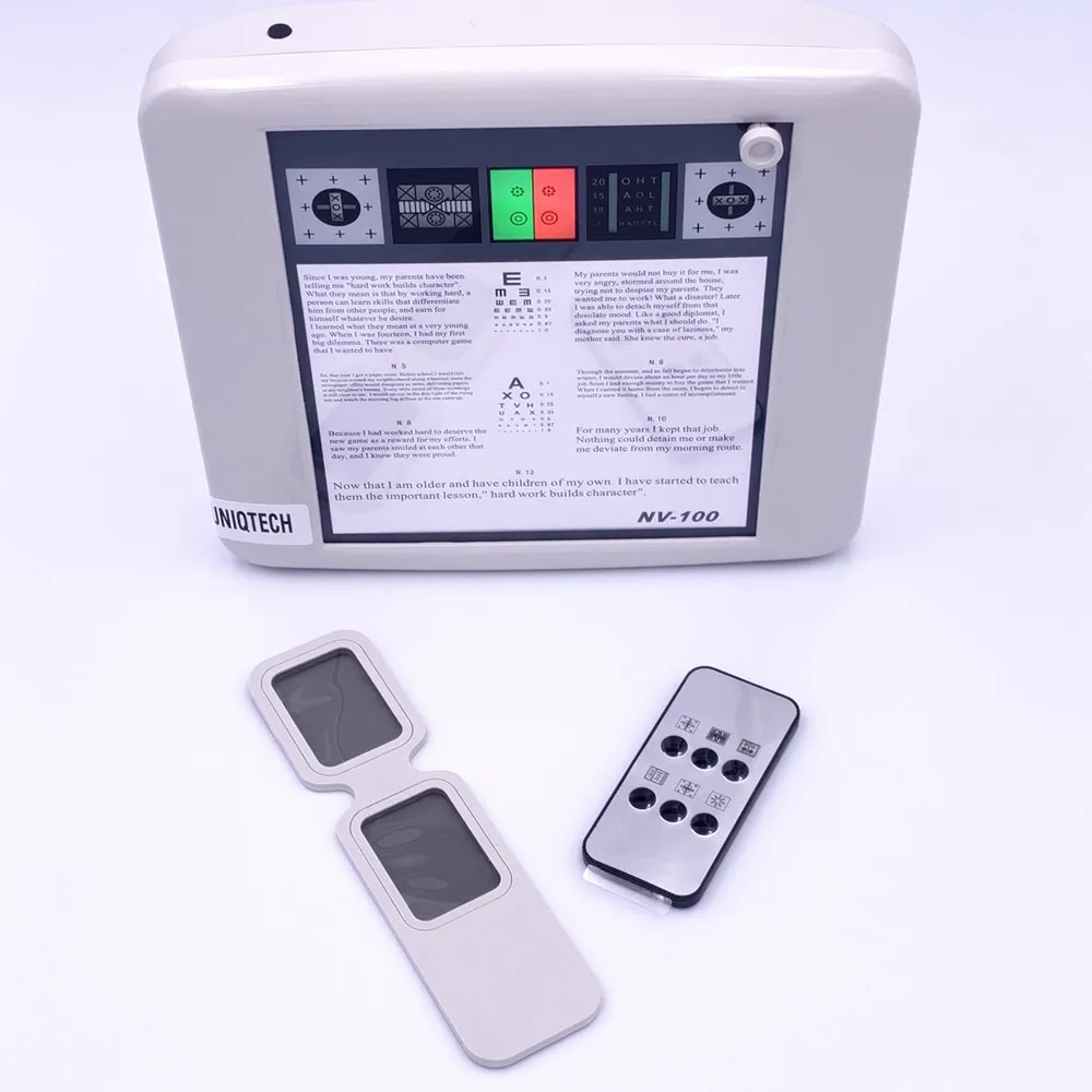 Mingsing NV-100 بالقرب رؤية الرسم البياني الرؤية حدة التخطيط الليلية اختبار