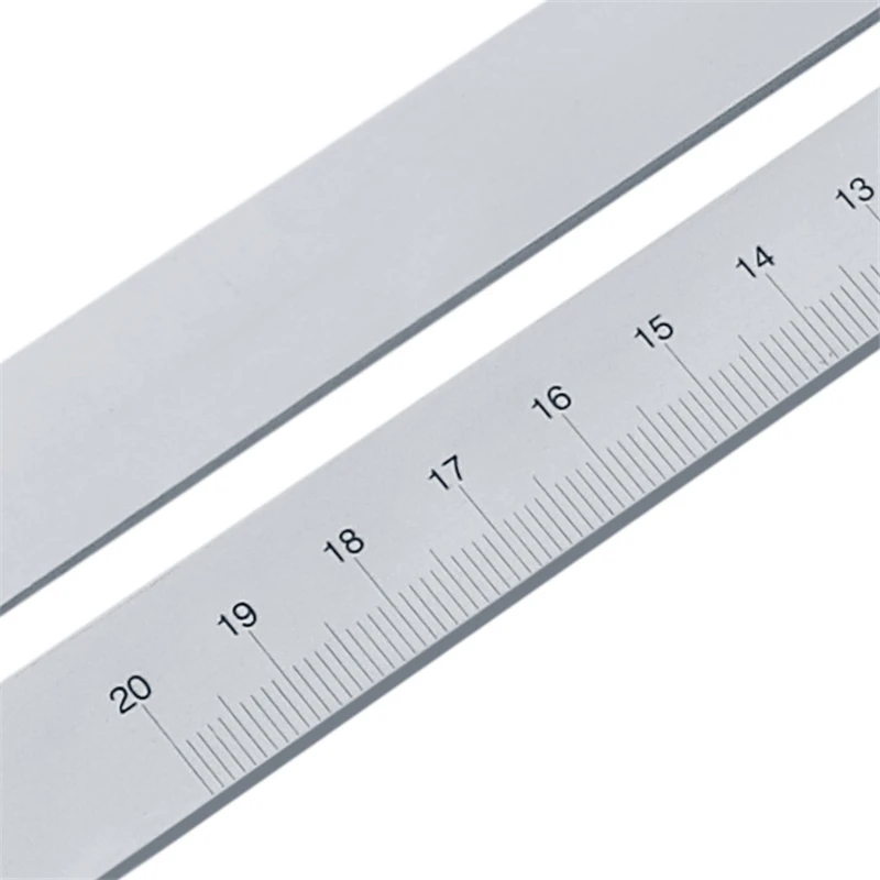 Portable Marking Gauge 200mm 250mm 300mm Woodworking Carpenter Measuring Ruler Wood Measuring Ruler Profile Marking Tools