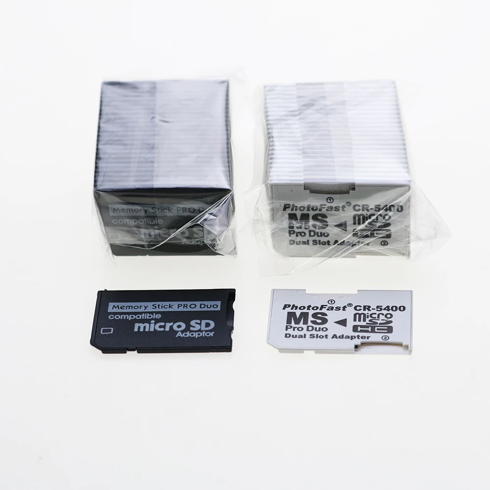 YUXI SDHC TF ke MS, Micro SD SDHC TF ke MS Memory Stick Pro Duo pembaca untuk PSP adaptor konverter Slot tunggal dan ganda