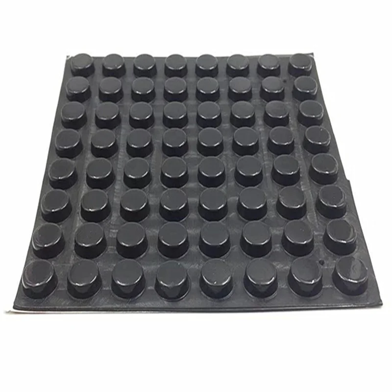 320pcs 12mm x 4mm Clear Black anti slip silicone rubber plastic bumper damper shock absorber self-adhesive silicone feet pads