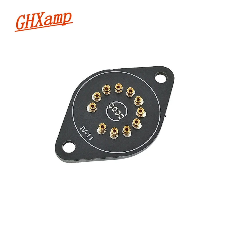 

GHXAMP IV-11 Fluorescent Tube Socket Vacuum Valve Base Nixie Tube Clock Footing Foundation 1PC