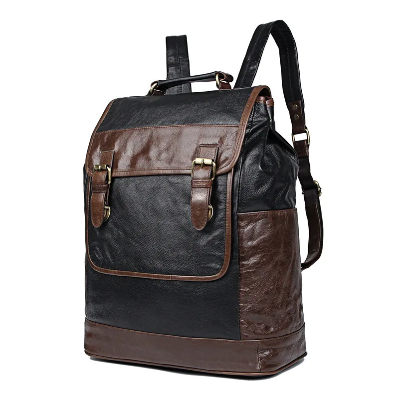 Vintage Laptop Backpack Double Should Book Bag for Teenagers Cool Fashion High Quality