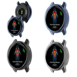 Plating Protective Case For Garmin Venu 2 / 2S Protector Frame Cover Soft TPU Shell For Garmin Venu 2S Smartwatch Case