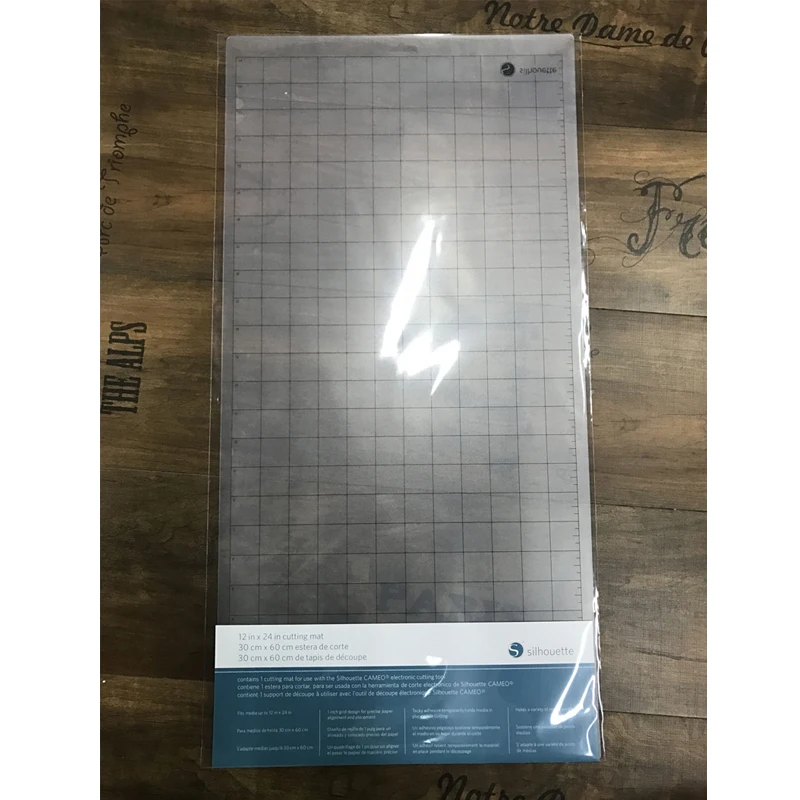 1Pc Replacement Cutting Mat Transparent Adhesive Mat with Measuring Grid 12*12-Inch for Silhouette Cameo Plotter Machine