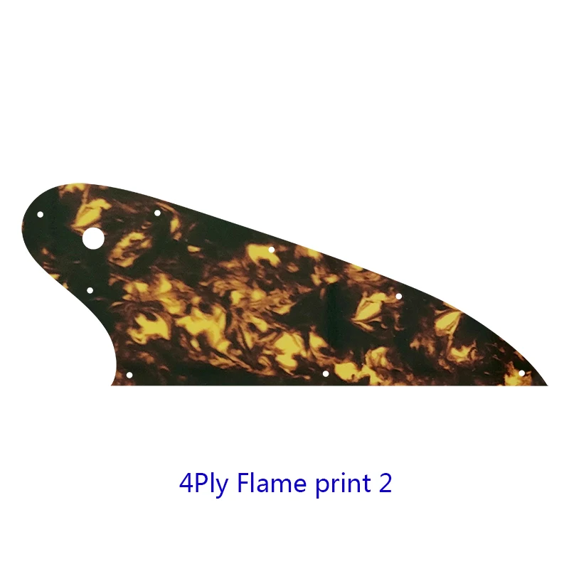 Xin Yue Custom Guitar Pickgaurd - For Firebird Guitar Pickguard Scratch Plate Multi Color Choice Flame Pattern