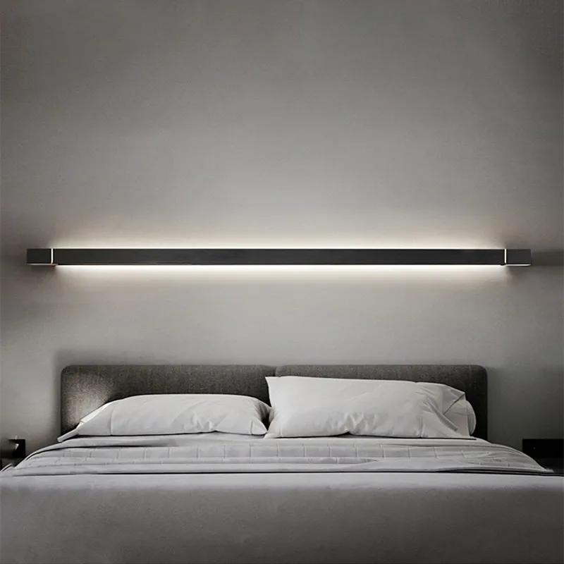 

25cm/40/60cm Long Minimalist Bedroom Nordic Modern Led Strip Wall Lamp Living Room Sofa Background Wall Atmosphere Lamp