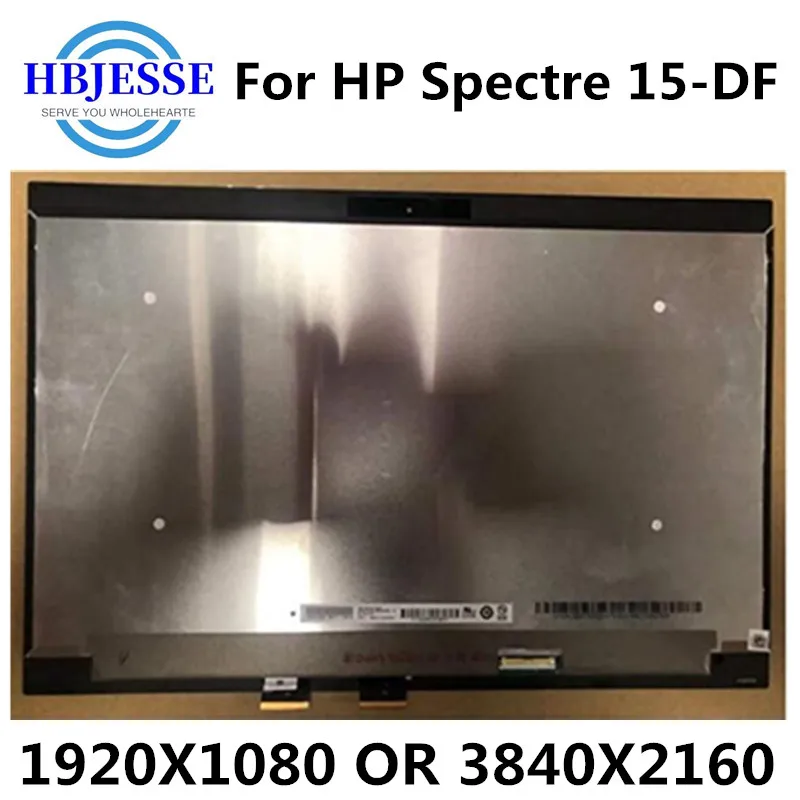 15.6''FHD 1920X1080 OR 3840X2160 LCD Screen Assembly Replacement For HP X360 15-DF Series 15-DF0013DX 15-DF0033DX 15-df0007TX