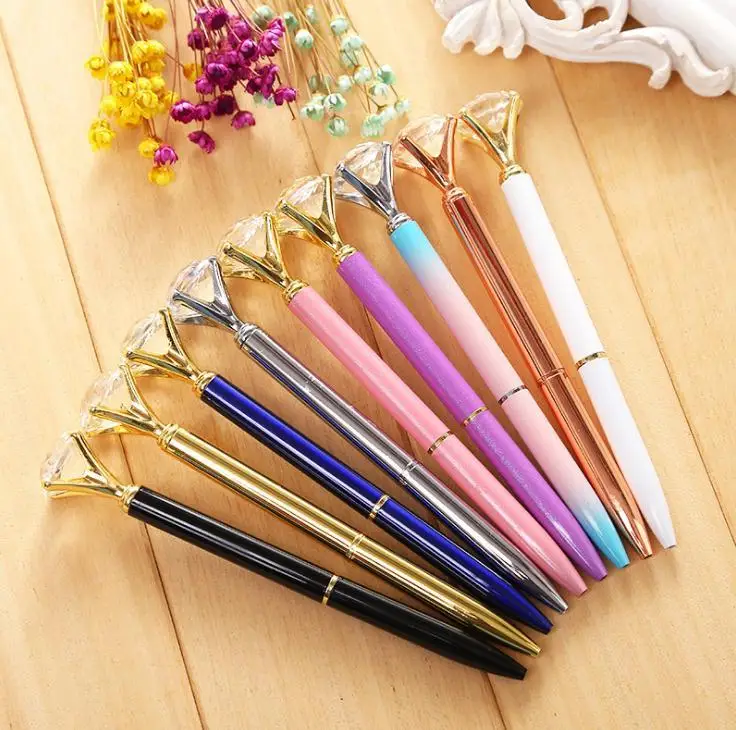 

Free Shipping New Arrival Diamond Pen Queen Gem Crystal Gift Pen 500pcs Wholesale