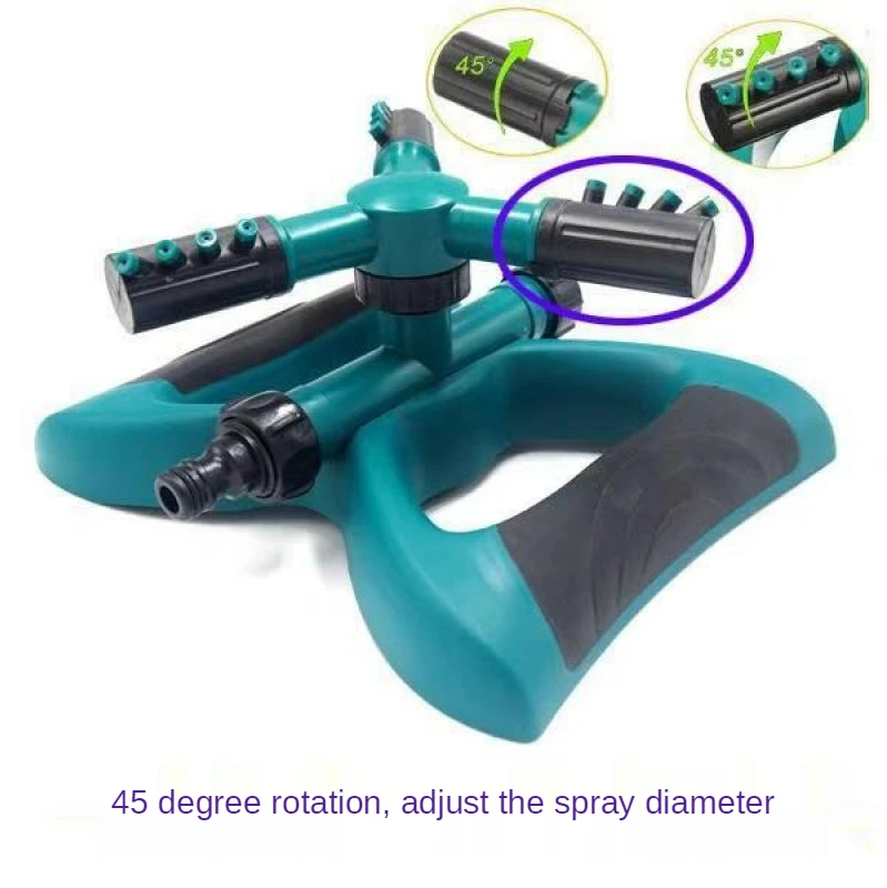 360องศา Rotary Garden Sprinkler สนามหญ้าน้ำสปริงเกลอร์สวนชลประทานระบบสำหรับเรือนกระจก