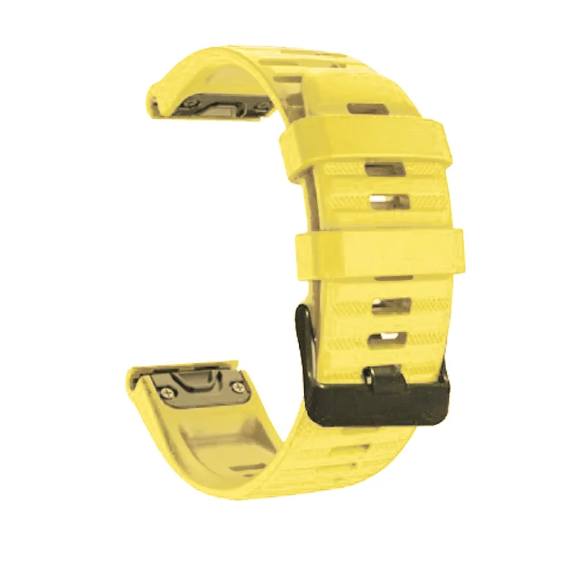JKER 22 26mm Sport Silicone Watchband Wriststrap for Garmin Fenix 6X 6 Pro 5X 5 Plus 3 HR Easy Fit Quick Release wirstband